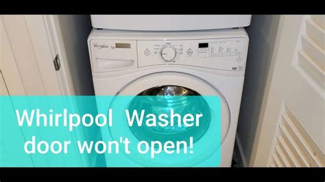 How to get whirlpool washer to unlock. Things To Know About How to get whirlpool washer to unlock. 